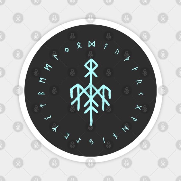 wardruna vikings norse-mythology-symbols Magnet by Lamink